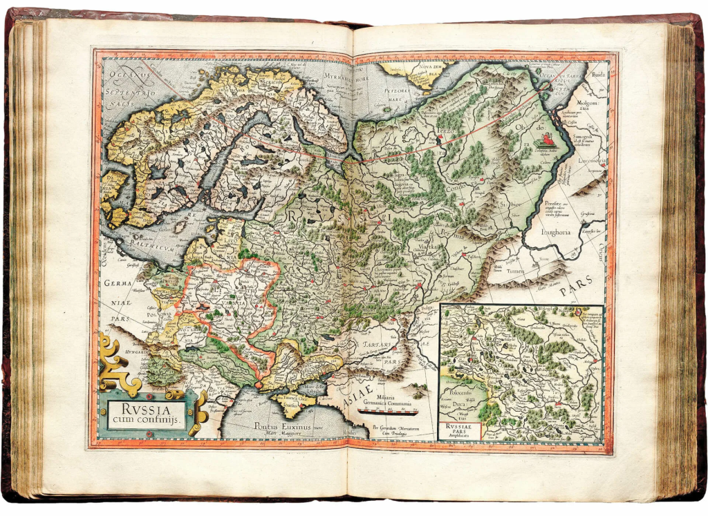 Карта Меркатора 1595г.